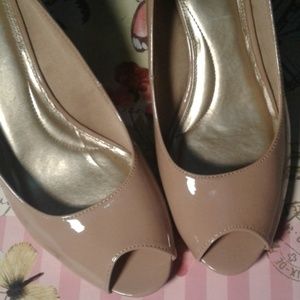 Peep toe wedge pumps, make an offer :)